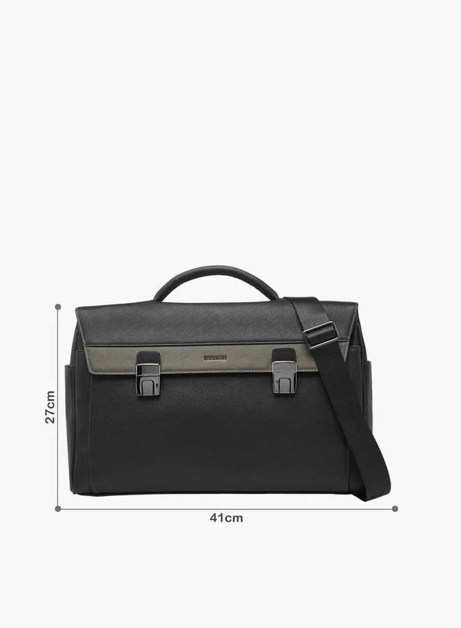 DUCHINI Men Detachable Strap Portfolio Bag
